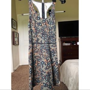 Flower printed dress